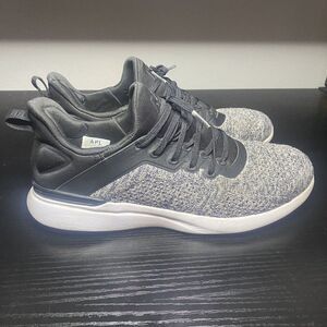 APL Techloom Tracer Mens Size 7 Black Gray Running Shoes Sneakers
